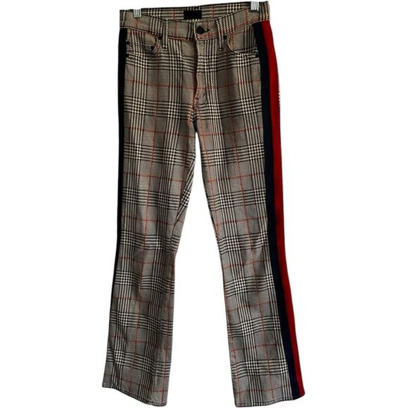 MOTHER The Insider Plaid Ankle Pants Size 24 Preppy Academia Intermix